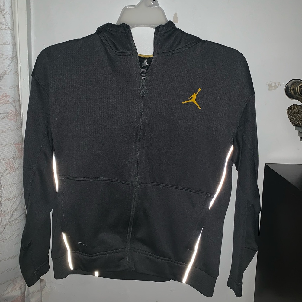 Jordan front zip hoodie sweater